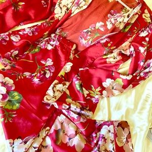 Satin Blazer and Pants Suit